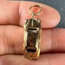 Load image into Gallery viewer, Italian 18K Yellow Gold Mechanical Saloon Car Charm Pendant