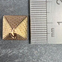 Load image into Gallery viewer, Egyptian Pyramid 18K Rose Gold Charm Pendant