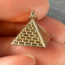 Load image into Gallery viewer, Egyptian Pyramid 18K Rose Gold Charm Pendant
