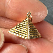 Load image into Gallery viewer, Egyptian Pyramid 18K Rose Gold Charm Pendant