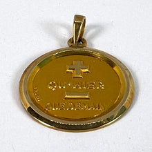 Load image into Gallery viewer, Augis French More Than Yesterday 18K Yellow Gold Love Charm Pendant