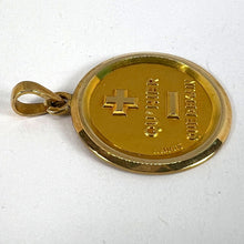 Load image into Gallery viewer, Augis French More Than Yesterday 18K Yellow Gold Love Charm Pendant