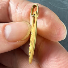 Load image into Gallery viewer, Augis French Plus Qu’Hier Ruby Diamond 18K Yellow Gold Love Charm Pendant
