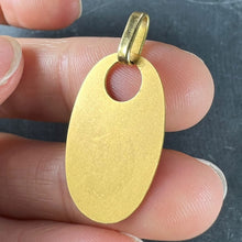 Load image into Gallery viewer, Augis French Plus Qu’Hier Ruby Diamond 18K Yellow Gold Love Charm Pendant