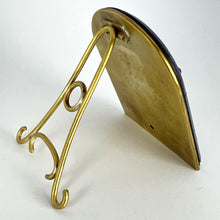 Load image into Gallery viewer, Cartier Becker St Christopher 18 Karat Yellow Gold Medal Lapis Lazuli Ruby Frame