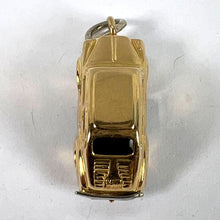 Load image into Gallery viewer, 18K Yellow Gold Mechanical Saloon Car Charm Pendant