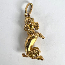Load image into Gallery viewer, 18K Yellow Gold Poodle Dog Charm Pendant