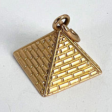 Load image into Gallery viewer, Egyptian Pyramid 18K Rose Gold Charm Pendant