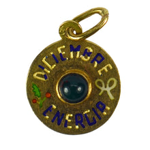 Load image into Gallery viewer, Mini December Energy Yellow Gold Enamel Capricorn Zodiac Charm Pendant