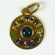 Load image into Gallery viewer, Mini December Energy Yellow Gold Enamel Capricorn Zodiac Charm Pendant