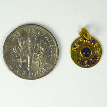 Load image into Gallery viewer, Mini December Energy Yellow Gold Enamel Capricorn Zodiac Charm Pendant