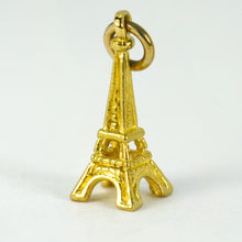 Load image into Gallery viewer, 18K Yellow Gold Eiffel Tower Charm Pendant
