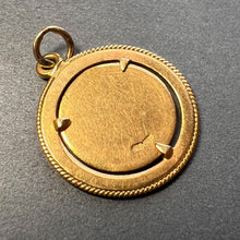 Load image into Gallery viewer, Italian Cancer Crab Zodiac 18K Yellow Gold Enamel Charm Pendant