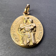 Load image into Gallery viewer, French Notre Dame du Sacre Coeur 18 Karat Yellow Gold Charm Pendant