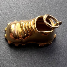 Load image into Gallery viewer, Hobnail Shoe 18K Yellow Gold Charm Pendant