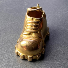 Load image into Gallery viewer, Hobnail Shoe 18K Yellow Gold Charm Pendant