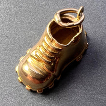 Load image into Gallery viewer, Hobnail Shoe 18K Yellow Gold Charm Pendant
