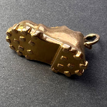 Load image into Gallery viewer, Hobnail Shoe 18K Yellow Gold Charm Pendant
