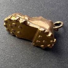 Load image into Gallery viewer, Hobnail Shoe 18K Yellow Gold Charm Pendant