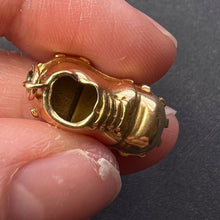 Load image into Gallery viewer, Hobnail Shoe 18K Yellow Gold Charm Pendant