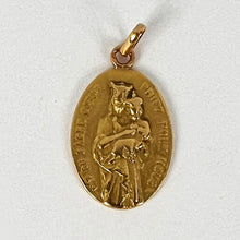 Load image into Gallery viewer, French Notre Dame du Sacre Coeur 18 Karat Yellow Gold Charm Pendant