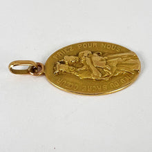 Load image into Gallery viewer, French Notre Dame du Sacre Coeur 18 Karat Yellow Gold Charm Pendant