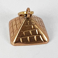 Load image into Gallery viewer, Egyptian Pyramid 14K Rose Gold Charm Pendant