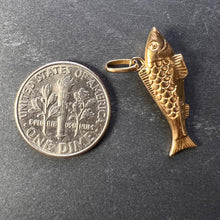 Load image into Gallery viewer, French Fish 18K Yellow Gold Charm Pendant