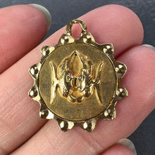 Load image into Gallery viewer, French Zodiac Pisces Fish 18K Yellow Gold Charm Pendant