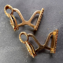 Load image into Gallery viewer, Hermes Paris French Stirrup 18K Yellow Gold Cufflinks