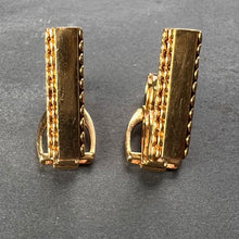 Load image into Gallery viewer, Hermes Paris French Stirrup 18K Yellow Gold Cufflinks