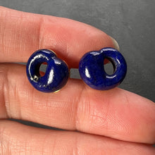 Load image into Gallery viewer, Elsa Perretti for Tiffany & Co Lapis Lazuli 18K Gold Earring Studs