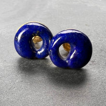 Load image into Gallery viewer, Elsa Perretti for Tiffany & Co Lapis Lazuli 18K Gold Earring Studs