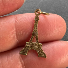 Load image into Gallery viewer, French Eiffel Tower 18K Yellow Gold Charm Pendant