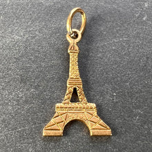 Load image into Gallery viewer, French Eiffel Tower 18K Yellow Gold Charm Pendant