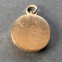 Load image into Gallery viewer, Black Onyx Intaglio 9K Yellow Gold Charm Pendant