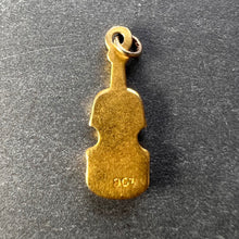 Load image into Gallery viewer, Violin 9K Yellow Gold Charm Pendant
