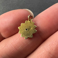 Load image into Gallery viewer, Daisy 9K Yellow Gold Enamel Charm Pendant