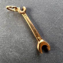 Load image into Gallery viewer, Wrench Spanner Double-Ended 9K Yellow Gold Charm Pendant