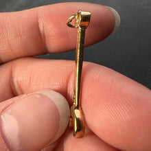 Load image into Gallery viewer, Wrench Spanner Double-Ended 9K Yellow Gold Charm Pendant