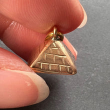 Load image into Gallery viewer, Egyptian Pyramid 14K Rose Gold Charm Pendant