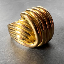 Load image into Gallery viewer, French Retro 18K Yellow Gold ‘Spring’ Ring