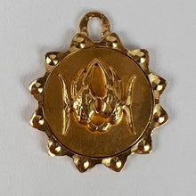 Load image into Gallery viewer, French Zodiac Pisces Fish 18K Yellow Gold Charm Pendant