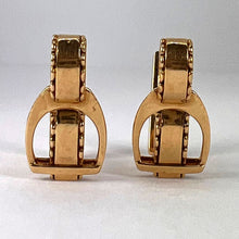 Load image into Gallery viewer, Hermes Paris French Stirrup 18K Yellow Gold Cufflinks