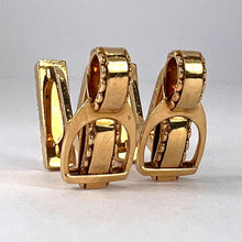 Load image into Gallery viewer, Hermes Paris French Stirrup 18K Yellow Gold Cufflinks