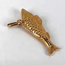 Load image into Gallery viewer, French Fish 18K Yellow Gold Charm Pendant
