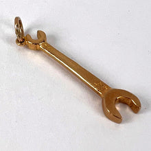 Load image into Gallery viewer, Wrench Spanner Double-Ended 9K Yellow Gold Charm Pendant