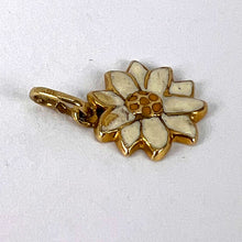 Load image into Gallery viewer, Daisy 9K Yellow Gold Enamel Charm Pendant