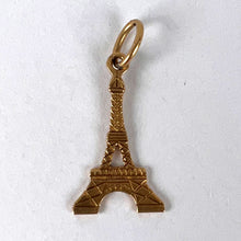 Load image into Gallery viewer, French Eiffel Tower 18K Yellow Gold Charm Pendant