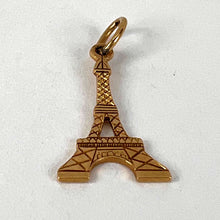 Load image into Gallery viewer, French Eiffel Tower 18K Yellow Gold Charm Pendant